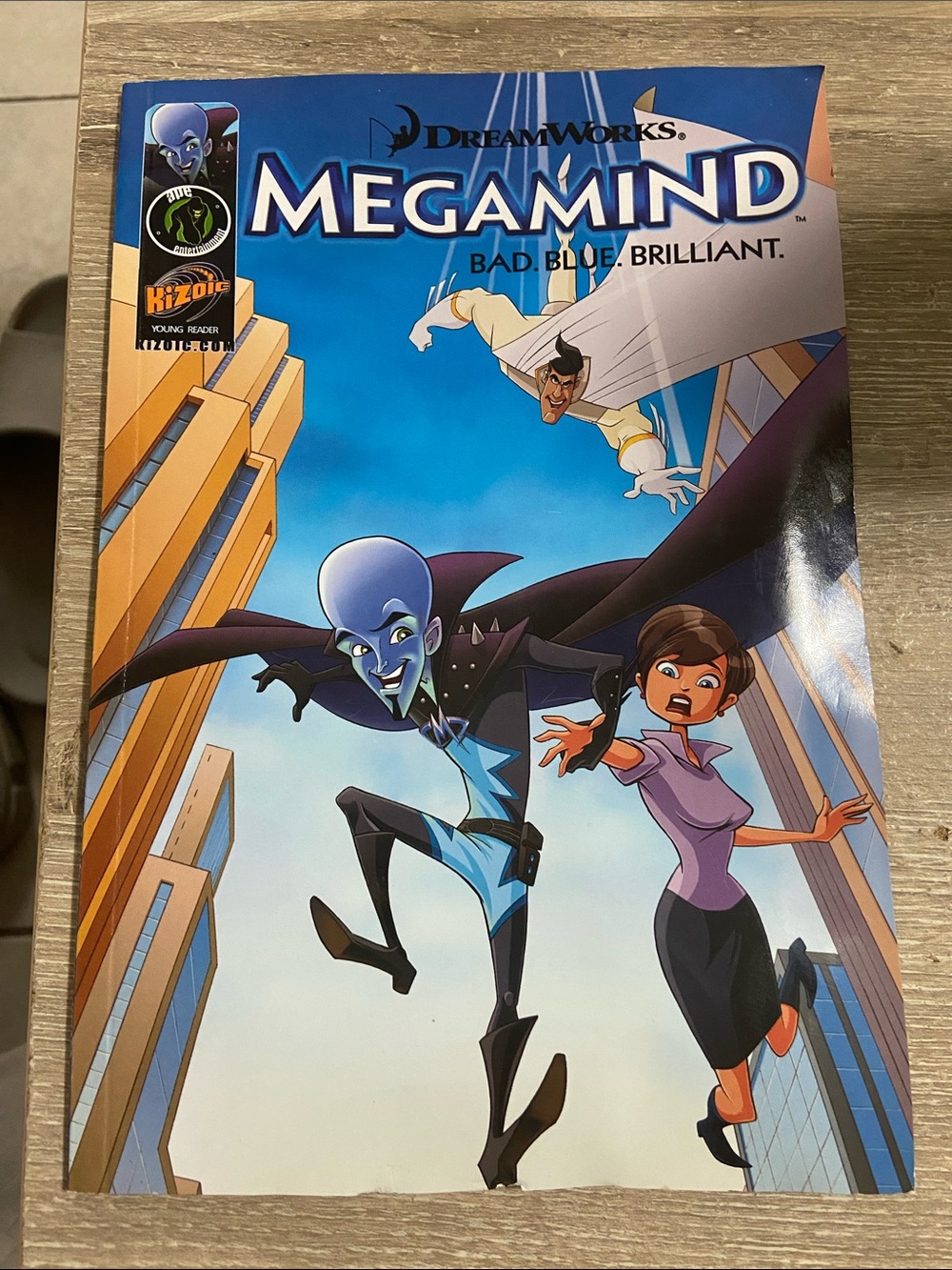 Megamind Bad Blue Brilliant TPB Ape Entertainment 2010 Prequel Movie Comic